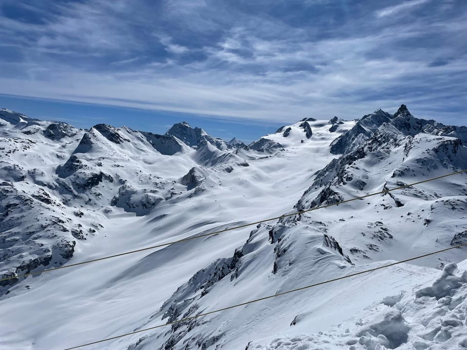 Day, Natural landscape, Winter, Mountain view
