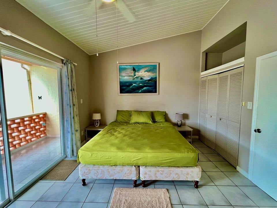 Bed, Photo of the whole room, Bedroom, air conditioner