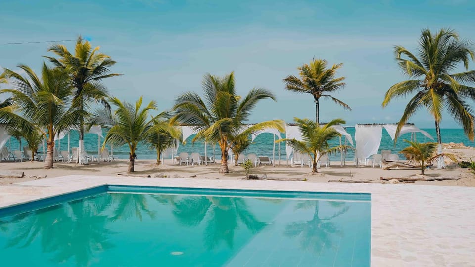 Pool view, Sea view