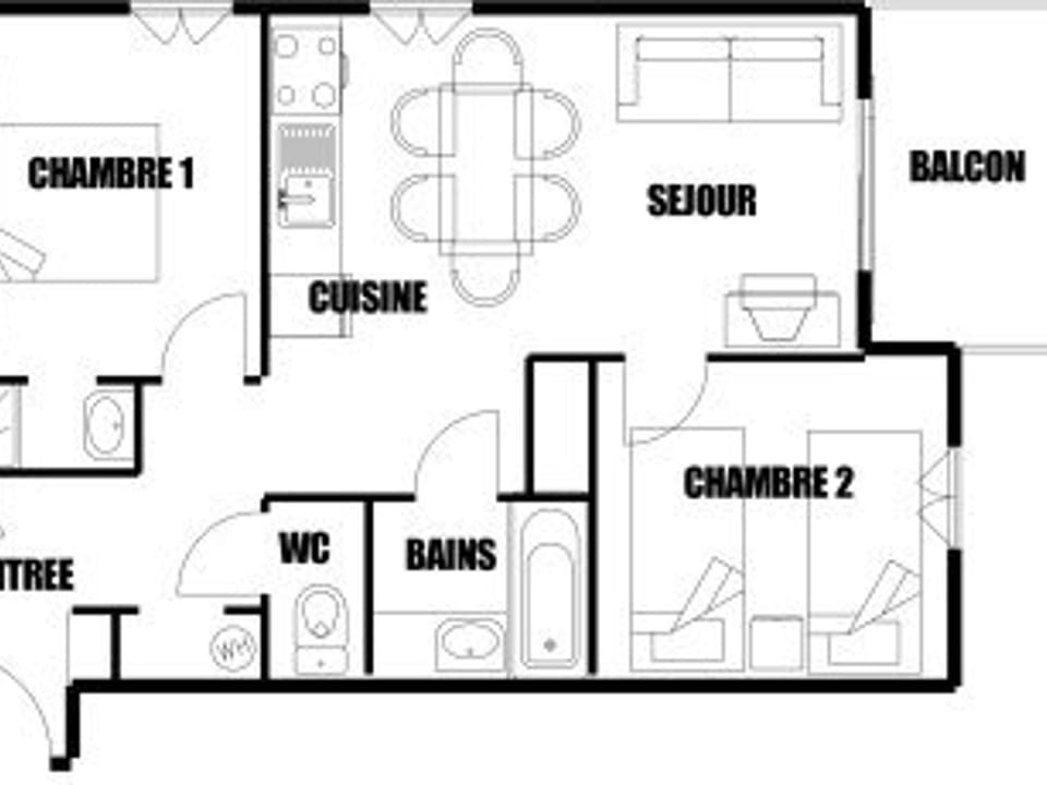 3 pièces, 6 pers, animaux admis, parking, vue sur piscine - FR-1-572-5 Apartment in Arâches-la-Frasse