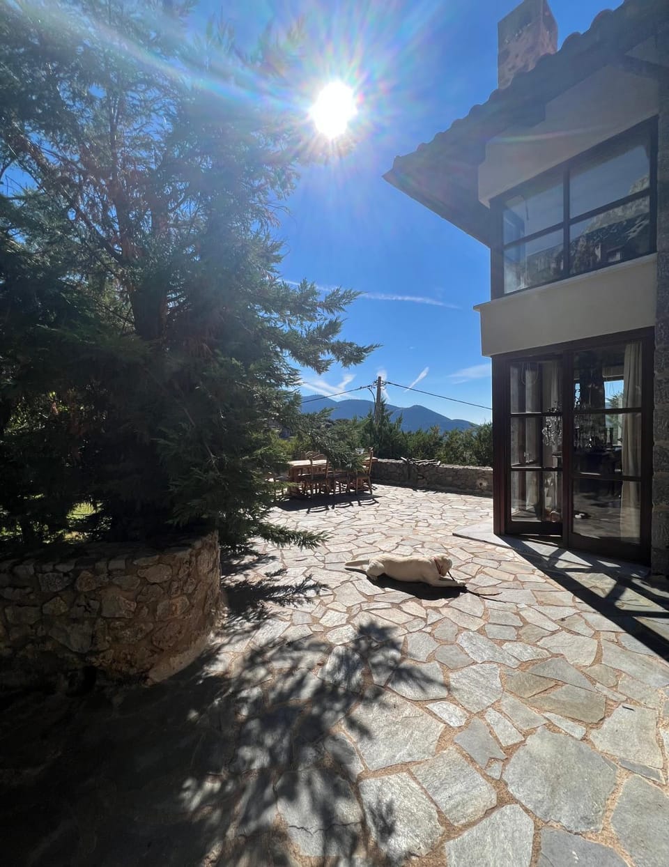 Property building, Natural landscape, Garden, Mountain view, Inner courtyard view