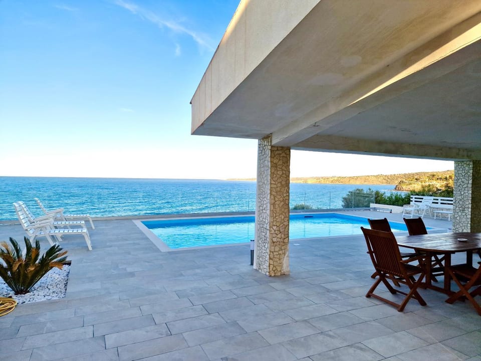 Patio, Sea view, Swimming pool