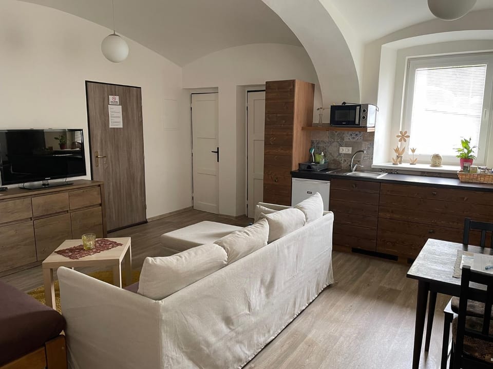 Kitchen or kitchenette, Living room