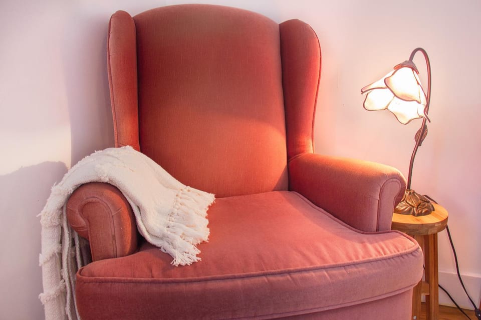 Seating area, Bedroom
