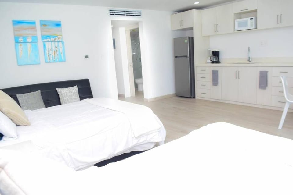 Bed, TV and multimedia, Kitchen or kitchenette, Photo of the whole room, Bedroom, minibar, pet friendly, stove, air conditioner