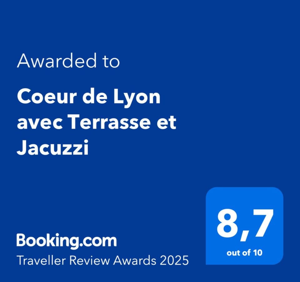 Coeur de Lyon avec Terrasse et Jacuzzi Apartment in Lyon