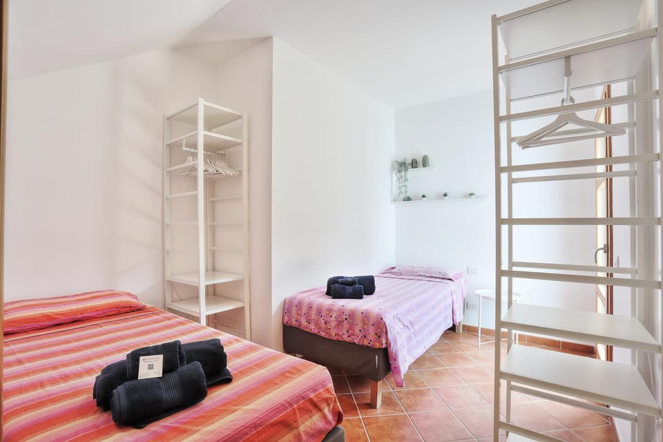 Bed, Photo of the whole room, Bedroom, towels, wardrobe