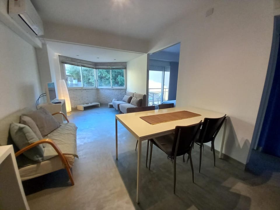 Living room, Seating area, Dining area, air conditioner