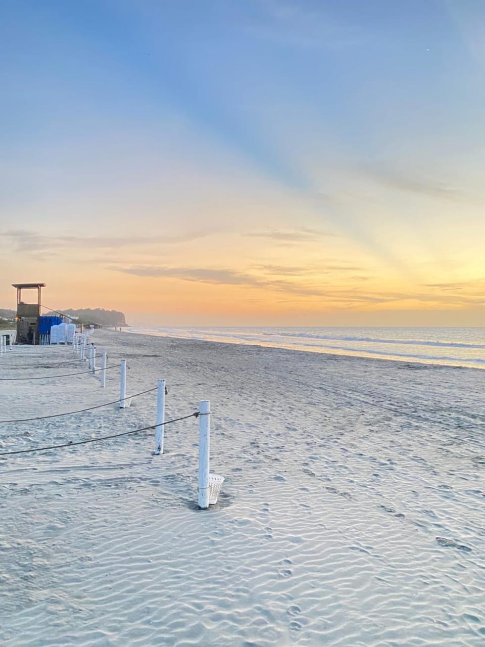 Natural landscape, Beach, Sea view, Sunset