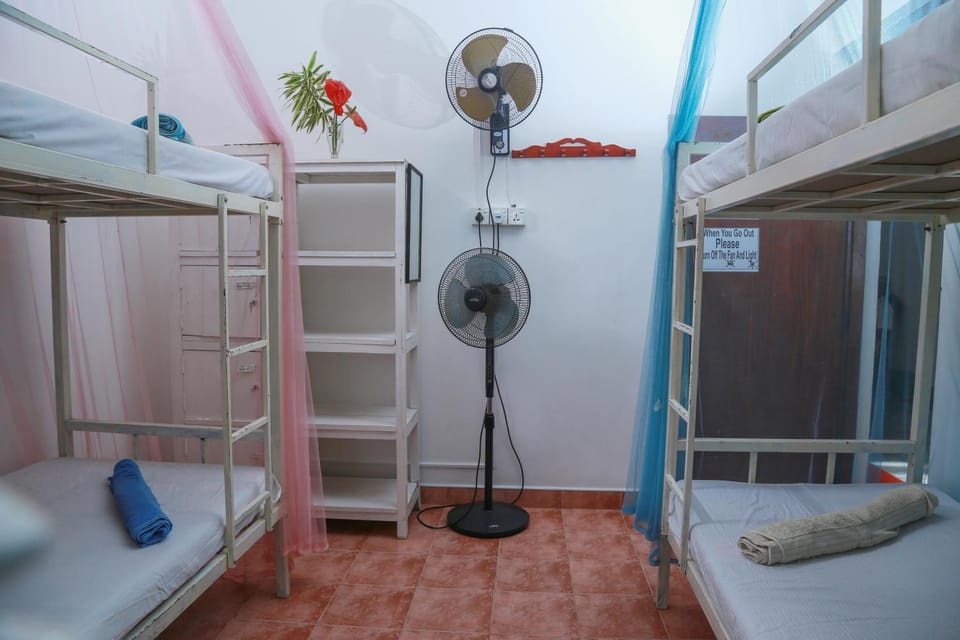 Photo of the whole room, bunk bed