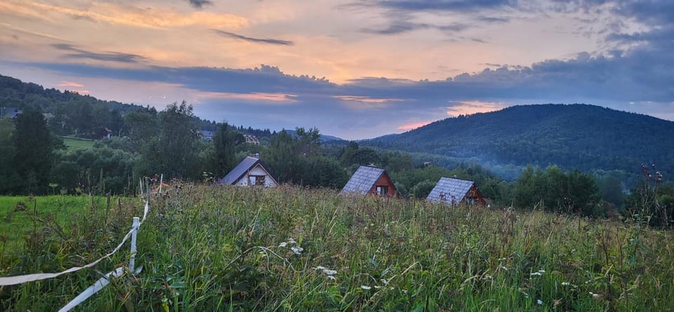 Mountain view, Sunset