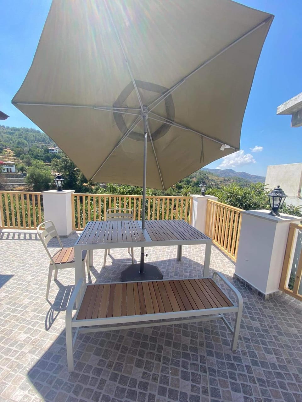 Patio, Day, Natural landscape, View (from property/room), Balcony/Terrace, Dining area
