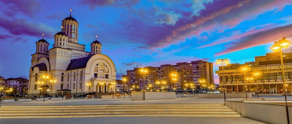 Nearby landmark, Night, City view, Landmark view