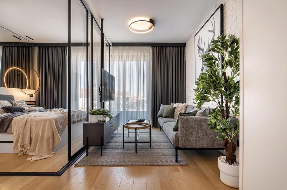 Living room, Bedroom