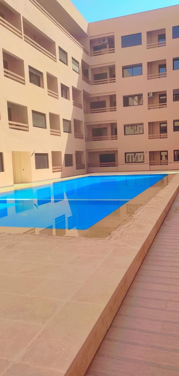 Property building, Pool view, Swimming pool