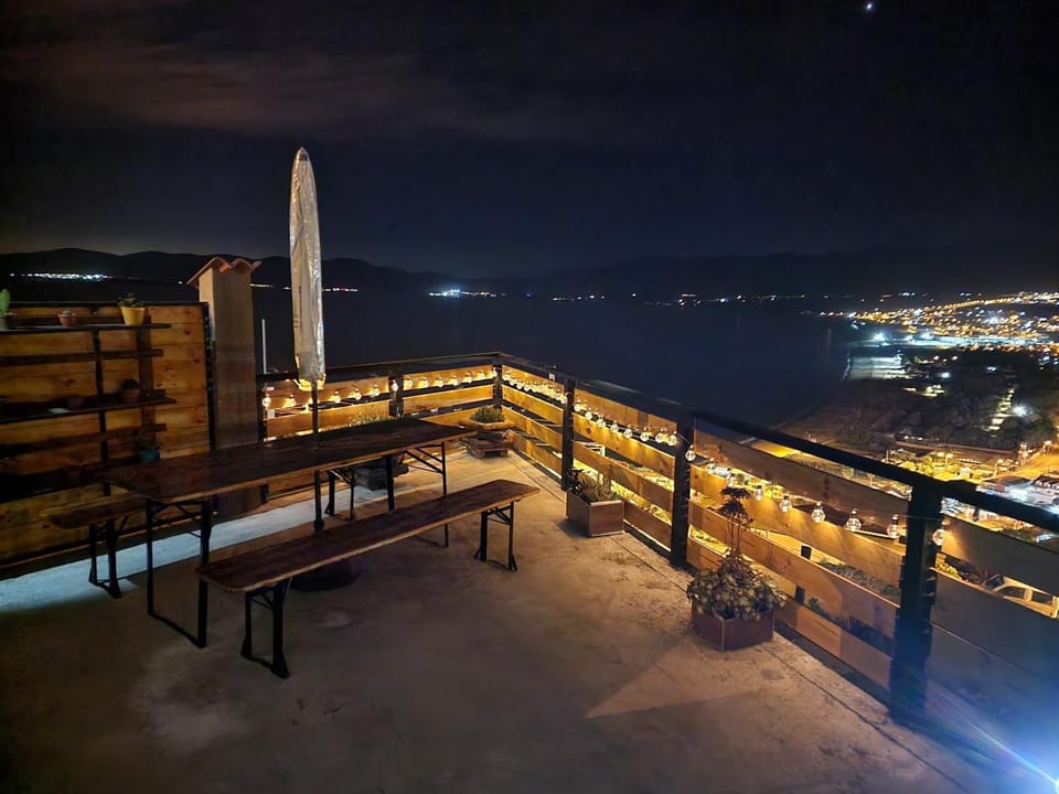 Night, View (from property/room), Balcony/Terrace