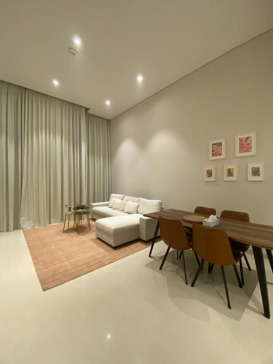 Living room, Seating area, Dining area