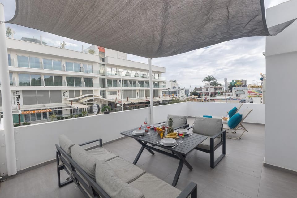 Property building, Patio, View (from property/room), Balcony/Terrace, Seating area