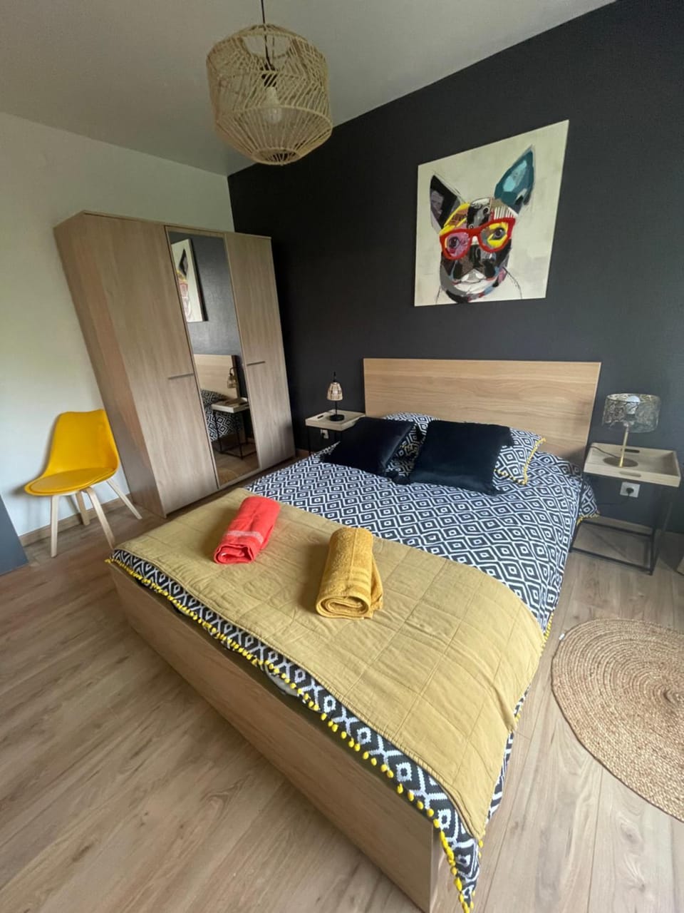 Bed, Bedroom