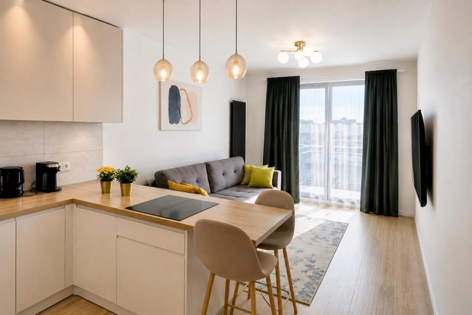 2-room in new house, Wola Apartment in Warsaw