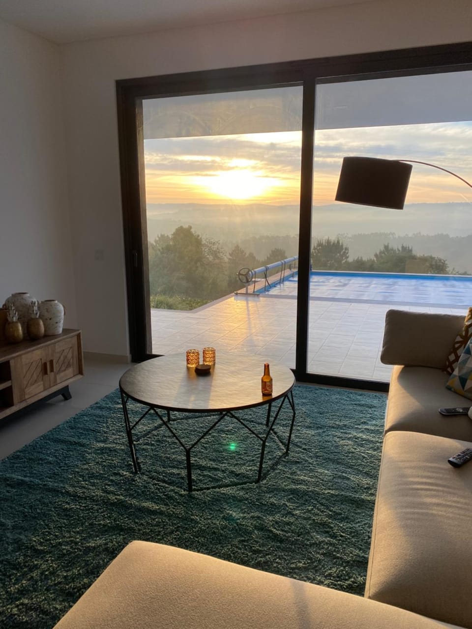 Natural landscape, Living room, Mountain view