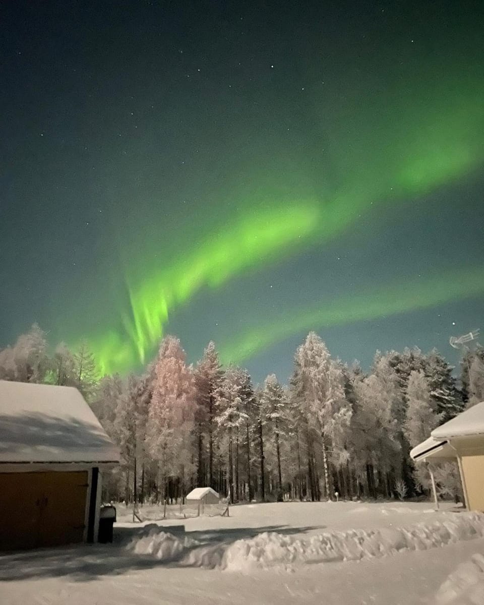 Property building, Night, Natural landscape, Winter