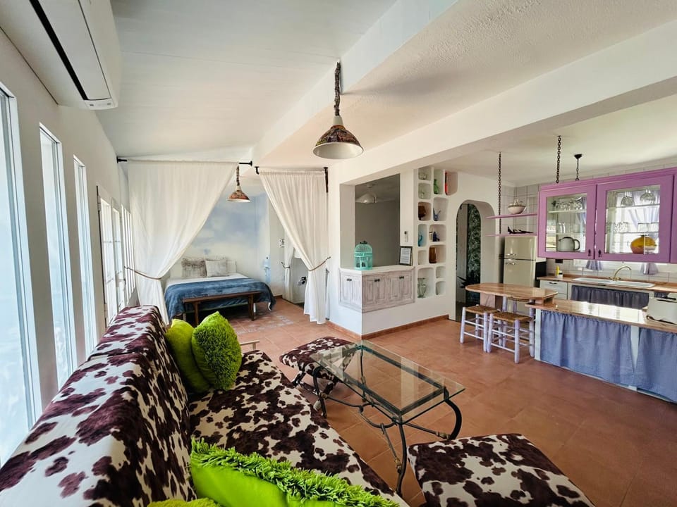 Bed, Kitchen or kitchenette, Living room, Bedroom