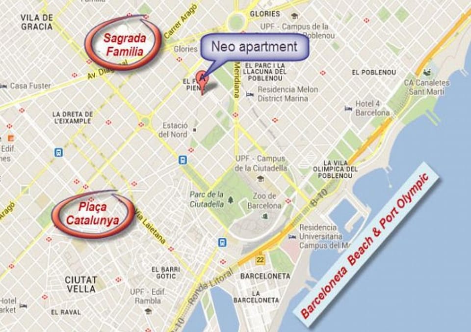 Area and facilities