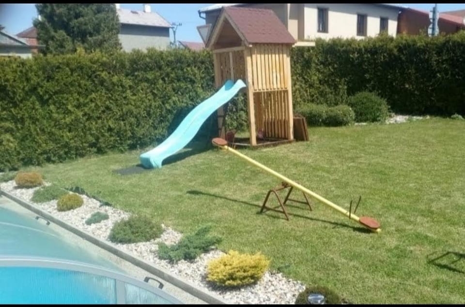 Children play ground, Garden, Garden view, Swimming pool