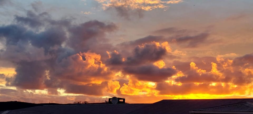Natural landscape, Sunset