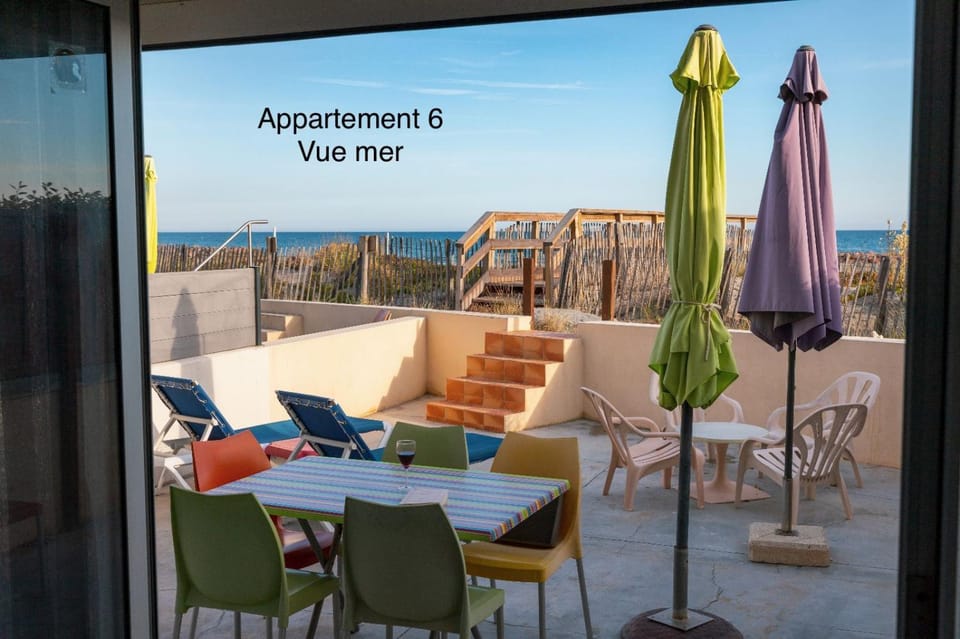 Patio, View (from property/room), Beach, Sea view