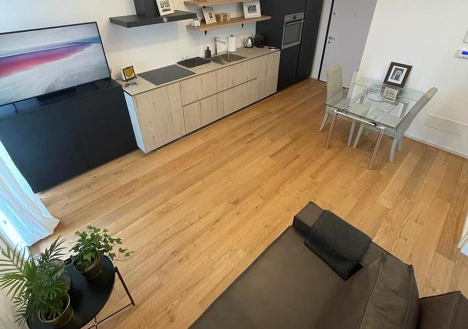 Kitchen or kitchenette, Living room, Dining area, pet friendly, stove