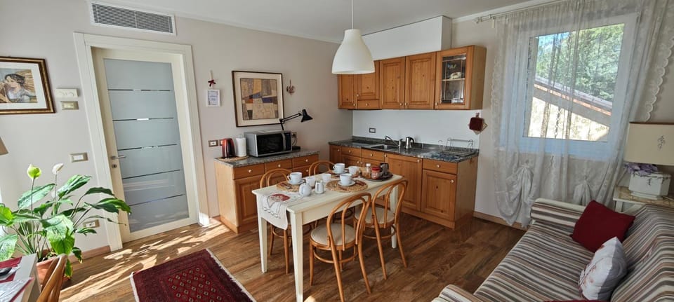 Living room, kitchen