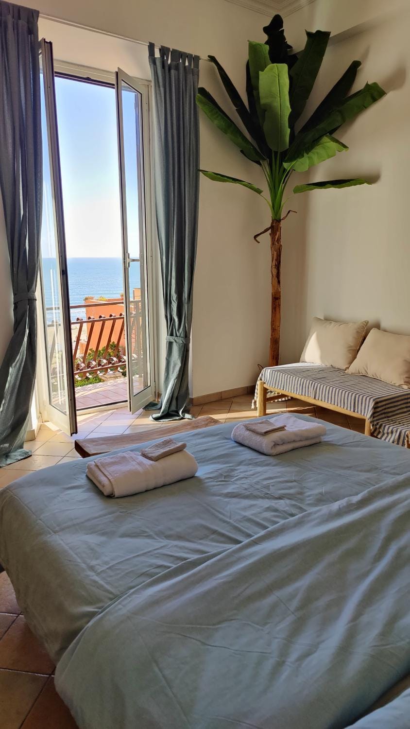 View (from property/room), Bedroom, Sea view