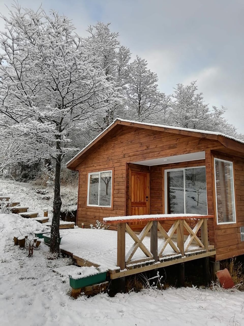 Property building, Natural landscape, Winter