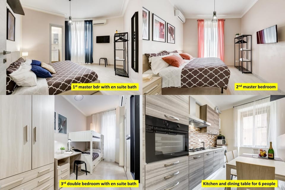 BDC - Prestige 3Bdr 3Bath in Monti District Apartment in Rome