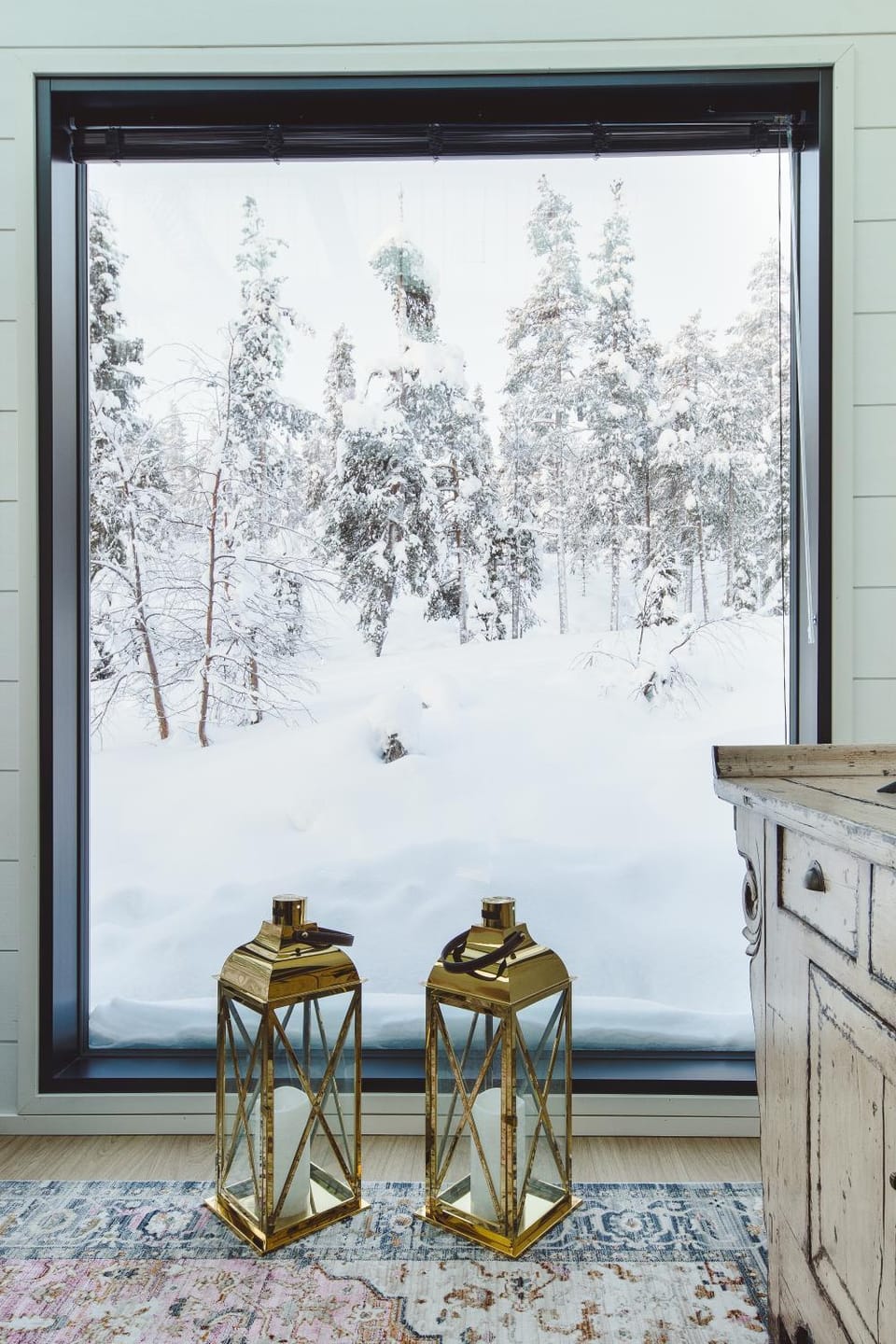 Glass Ceiling Suite Kipinä Villa in Lapland