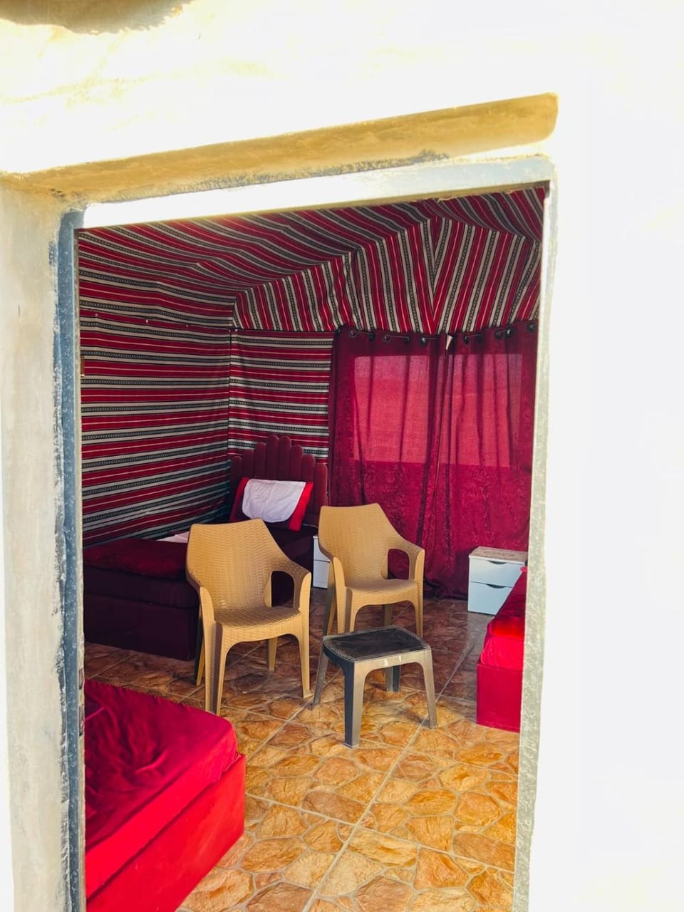 Dana Sunset Eco Camp Luxury tent in Africa