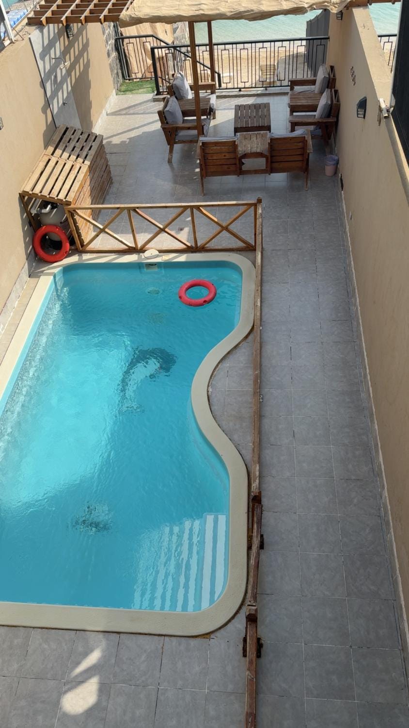 Patio, Day, View (from property/room), Balcony/Terrace, Pool view, Swimming pool, sunbed