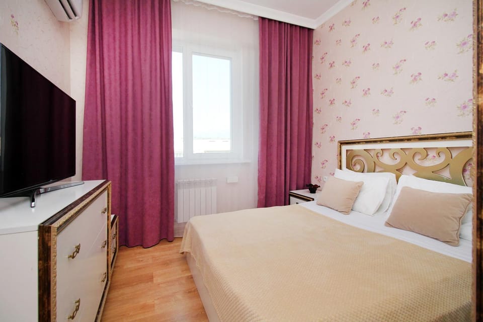 2-комнатная квартира в ЖК Гагарин Парк Apartment in Almaty