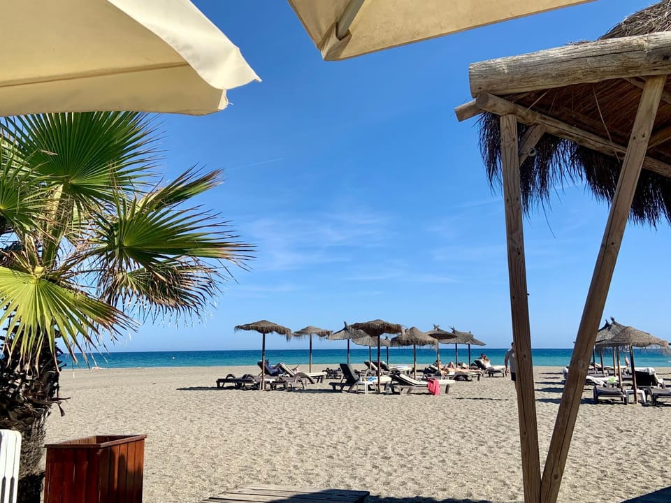 Beach, sunbed