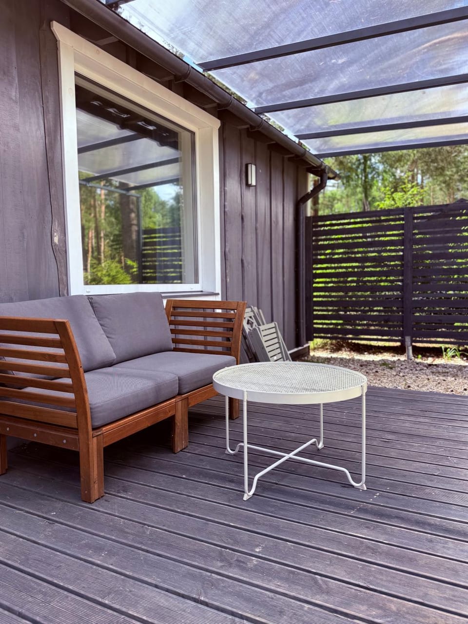 Property building, Patio