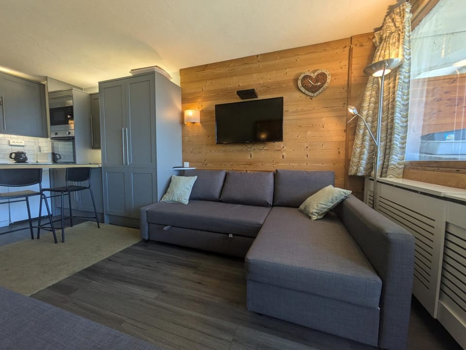 Studio montagnard vue Mont Blanc - 3 pers. - FR-1-181-2683 Apartment in Mâcot-la-Plagne