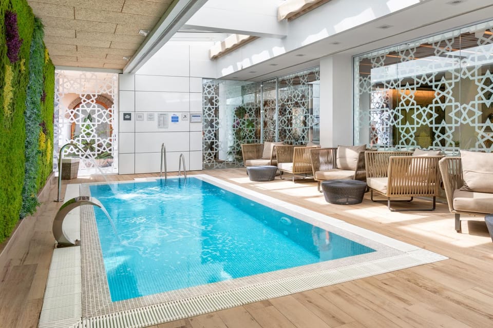 Seating area, Pool view, Swimming pool