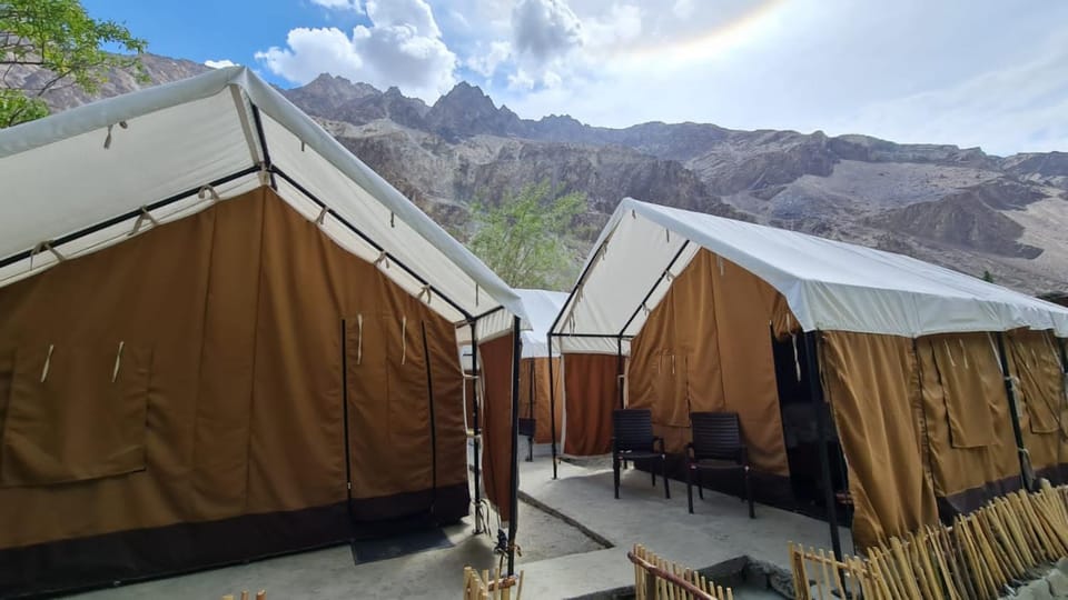 BORDER CAFE AND CAMPS TURTUK BY TRAVELCULTS Luxury tent in India