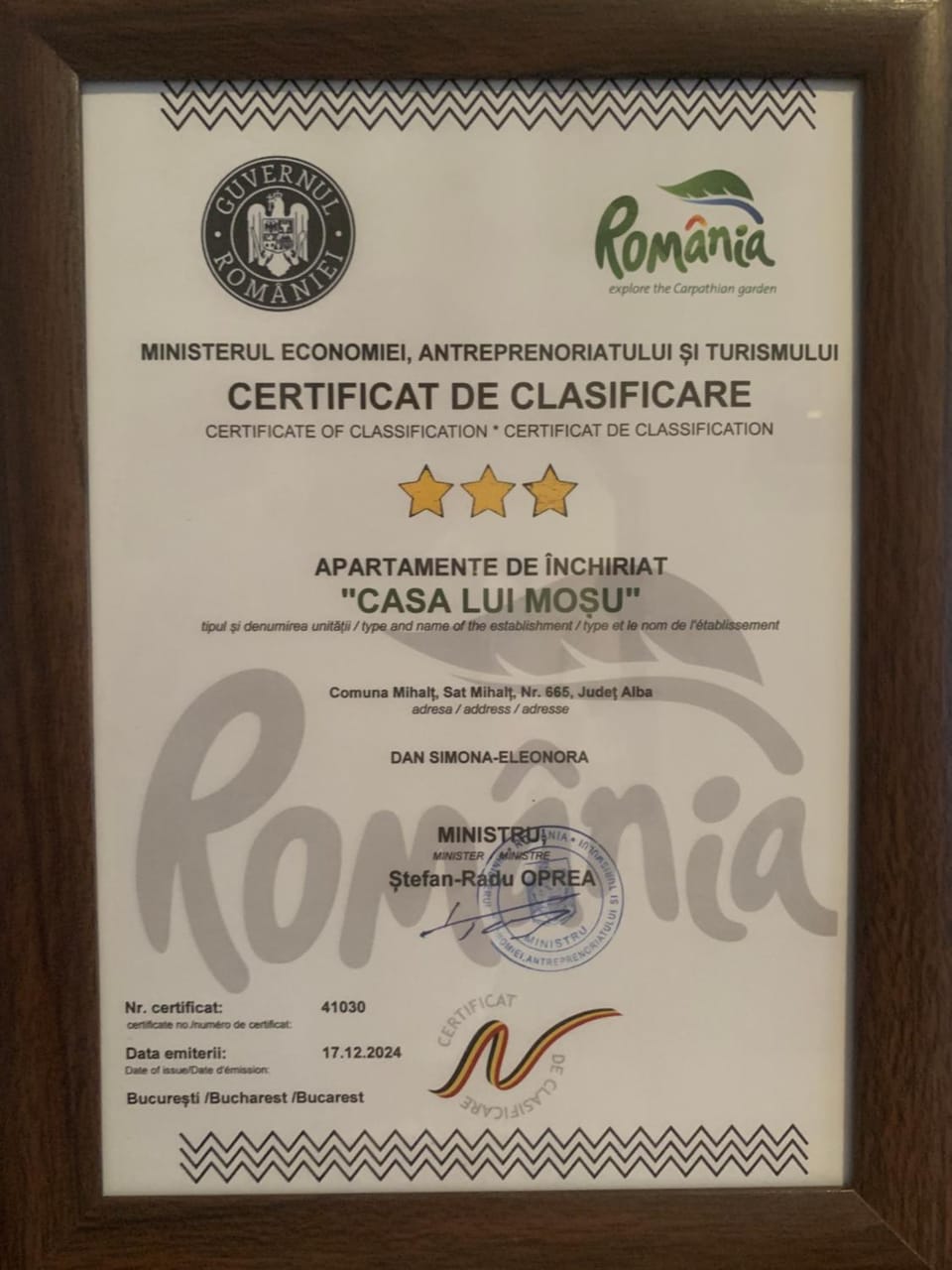 Property logo or sign, Logo/Certificate/Sign, Certificate/Award