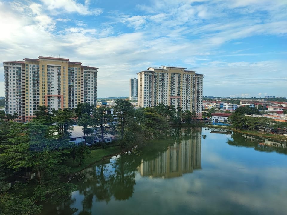 Day, City view, Lake view
