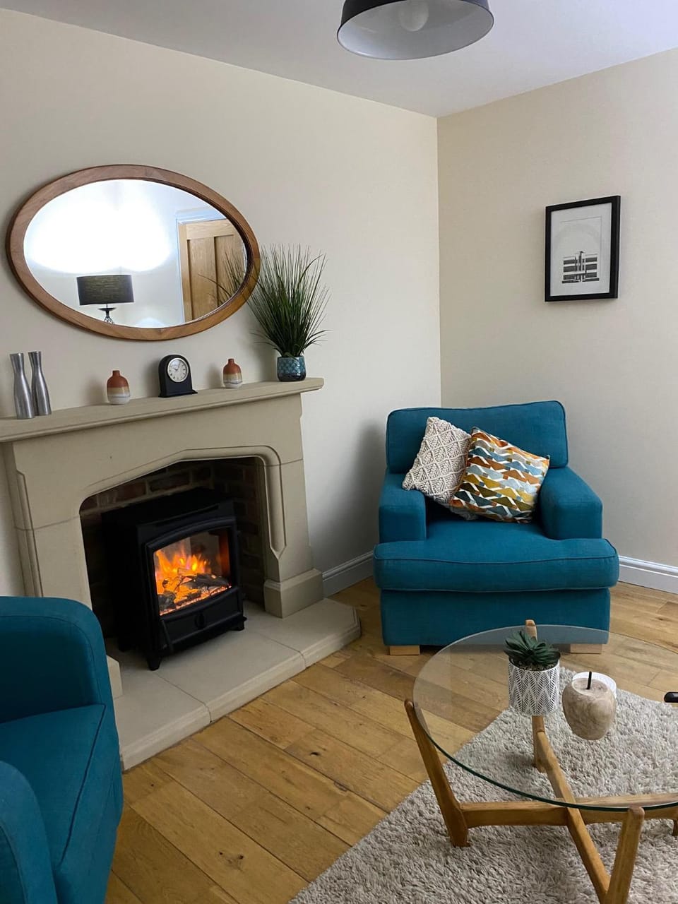 Living room, Seating area, flat iron