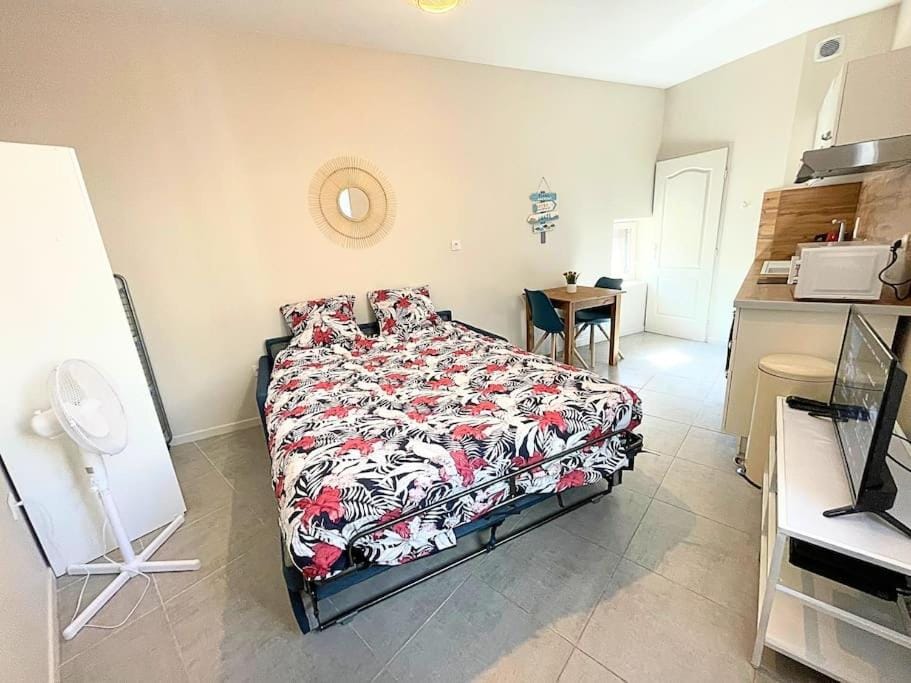 Studio bien équipé avec clim Proche gare et centre-ville Apartment in Béziers