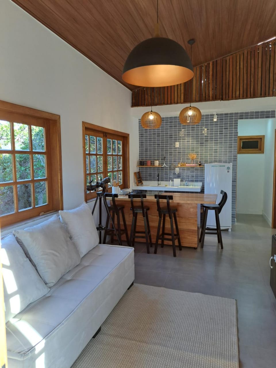 Kitchen or kitchenette, Living room